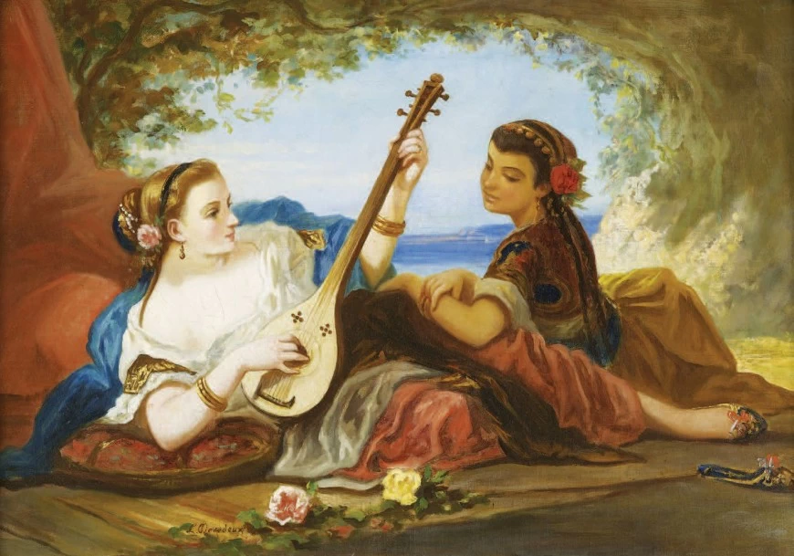 Due donne che suonano musica